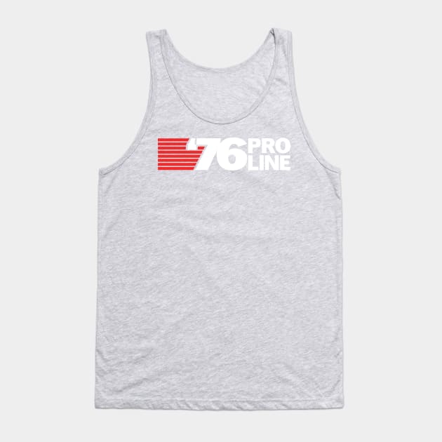 '76 Pro Line - red/white logo Tank Top by SkyBacon